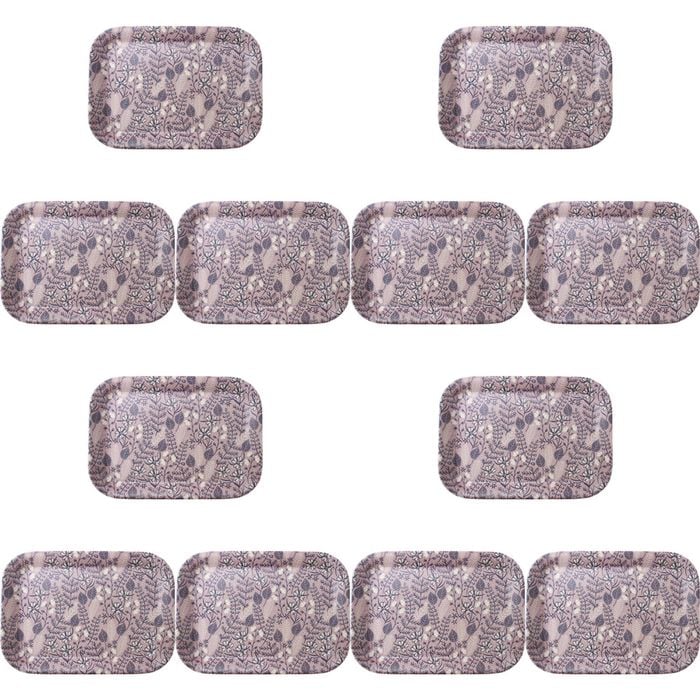 12PK LVD 30x21cm Melamine Tray Dewberry Tray Kitchen Decor - Purple