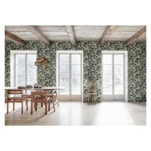 Wallpaper Trader Pine - Roll, Misty Blue