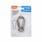 Taskmaster 6 x 60mm 316 Stainless Steel Snap Hook