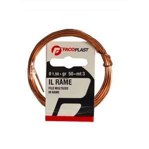 Faco Plast 1.5mm x 50g Solid Copper Wire