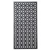 Jack Matrix 1800 x 900 x 9mm Charcoal Orbit Décor Screen with Frame