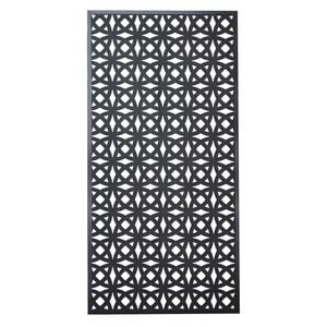 Jack Matrix 1800 x 900 x 9mm Charcoal Orbit Décor Screen with Frame