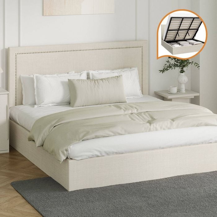 Oikiture Bed Frame King Size ADI