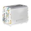 Laura Ashley Elveden 2 Slice Toaster White & Silver