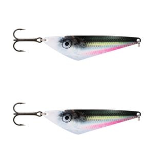 2x Rapala 8.5cm Harmaja Metal Spoon Fishing Lures - Live Herring