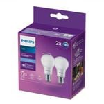 Philip A60 E27 LED 770lm Cool Daylight 8W Globe - 2 Pack