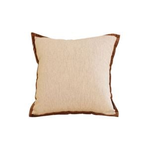 SOGA Off White Vintage Square Throw Pillow 45x45x15cm