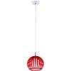 Lupo Red Acrylic & Glass Pendant