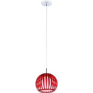 Lupo Red Acrylic & Glass Pendant