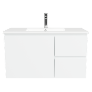 New England Joinery 900mm White Satin Grandeur Vanity