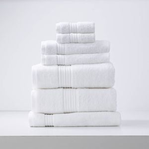 7pc Renee Taylor Brentwood 650GSM Low Twist Towel Set Bright