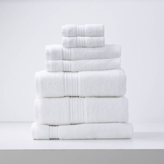 7pc Renee Taylor Brentwood 650GSM Low Twist Towel Set Bright