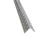 Rapidmesh 25 x 25 x 2mm x 2.4m Aluminium Angle Tread Plate