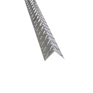 Rapid 25 x 25 x 2mm x 2.4m Aluminium Angle Tread Plate