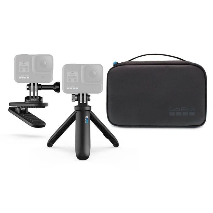 Gopro Travel Kit 2 - Shorty + Magnetic Swivel Clip + Camera Case