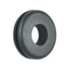 Pinnacle 7/16" x 3/4" Black Wiring Grommet - 6 Pack