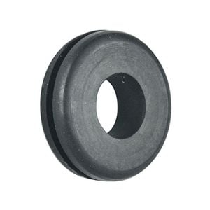 Pinnacle 7/16" x 3/4" Black Wiring Grommet - 6 Pack