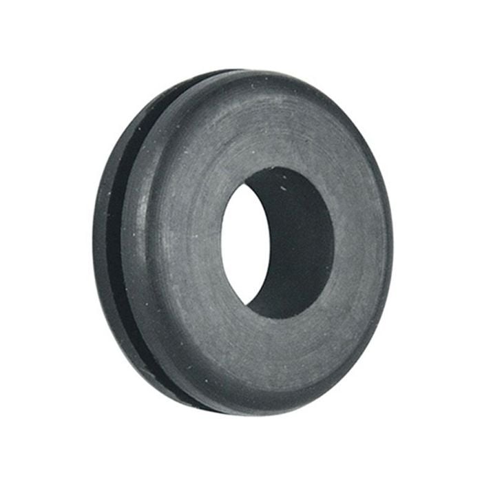Pinnacle 7/16" x 3/4" Black Wiring Grommet - 6 Pack