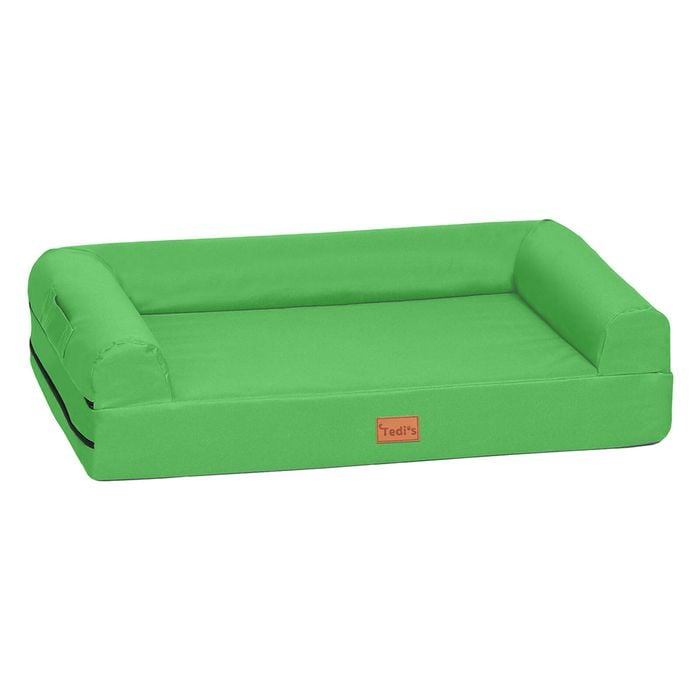 Waterproof Orthopedic Dog Bed M in Green