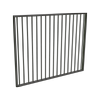 ProtectorAl 1201 - 1500 x 1200mm Woodland Grey Flat Top Aluminium Garden Gate