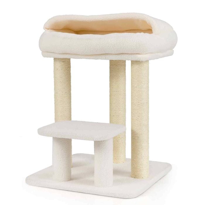 Costway Cat Tree Tower Kitten House Plush Top Perch Bed Jumping Platform