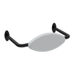 Nero Mecca Care DDA Toilet Backrest Matte Black
