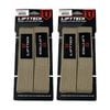 2x 2pc Lift-tech Neo-tech Padded Cotton Wrist Support Lifting Straps Tan 21.5in