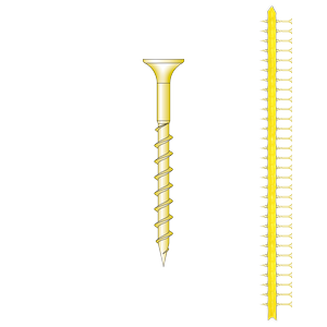 Simpson Strong-Tie 6g x 32mm Quik Drive Collated Screw - 2500 Box