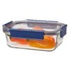 Locknlock Top Class Glass With Tritan Lid Rectangle 1l