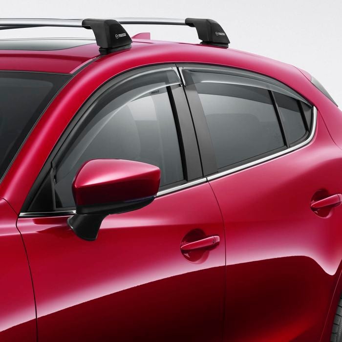 Genuine Mazda 3 BM BN Slimline Weathershields set Accessory Part BM11ACWSSB