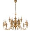 Telbix Siedel Vintage Pendant Hanging Lamp 15-Light Metal Copper Polished