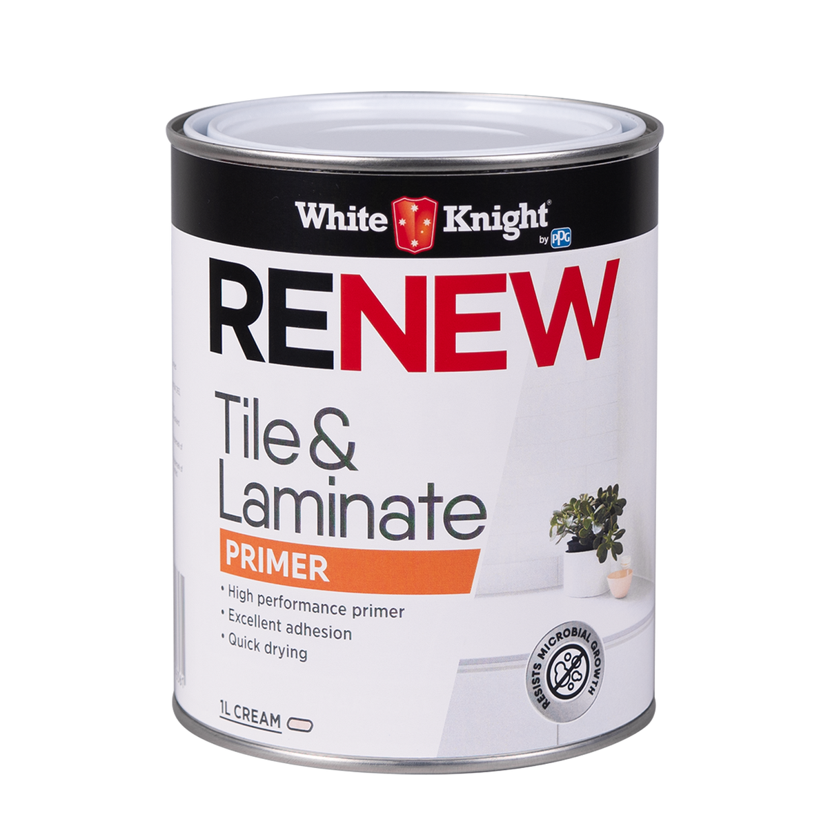White Knight 1L Renew Tile And Laminate Primer Paint - Bunnings Australia