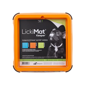 LickiMat Orange Indoor Keeper to Fit Classic & Tuff LickiMats for Dogs
