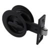 Gainsborough Matte Black Circular Privacy Sliding Cavity Door Set