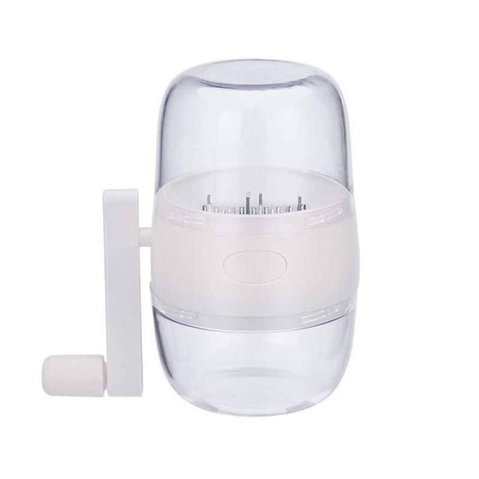 Catzon Portable Nut Grinder Hand Crank Food Shredder Kitchen Tool-white
