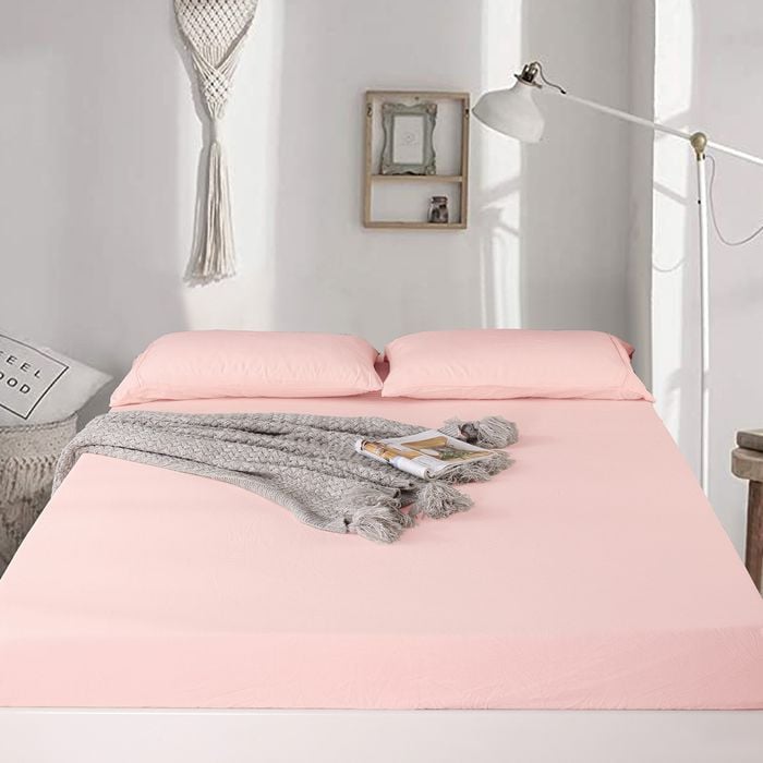 Ramesses 1000TC Linen Bamboo Fitted Sheet Combo Set - Single