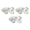 Coconut Tarts Tin For Baking Mushroom Shape Pudding Mold Cup Cake - 6x