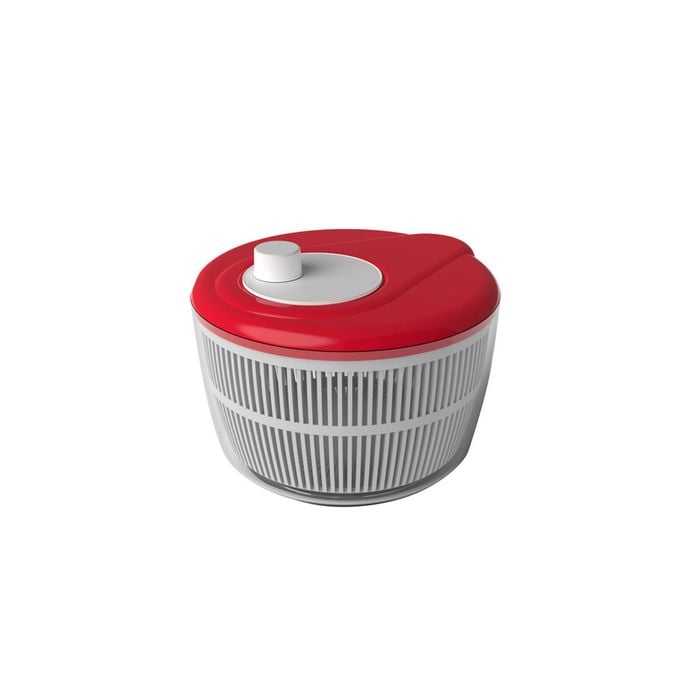 Davis & Waddell Salad Spinner Bowl 25x18cm - White/Red