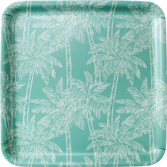 LVD Bamboo/Melamine Serving Tray 33x33cm - Square Palm