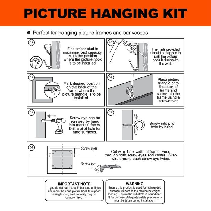 Everhang 20kg Picture Hanging Kit