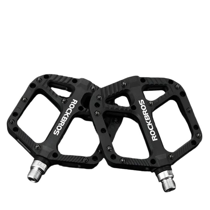 NNEOBA Ultralight Flat Platform Bicycle Pedals Nylon Composite Black