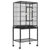 Advwin Bird Cage Parrot Pet Cage Aviary Budgie Perch Castor Wheels 140cm