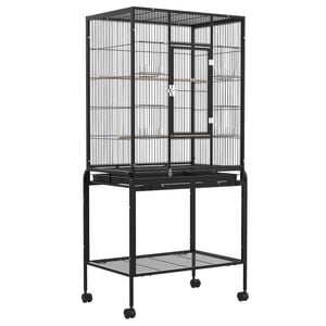 Advwin Bird Cage Parrot Pet Cage Aviary Budgie Perch Castor Wheels 140cm