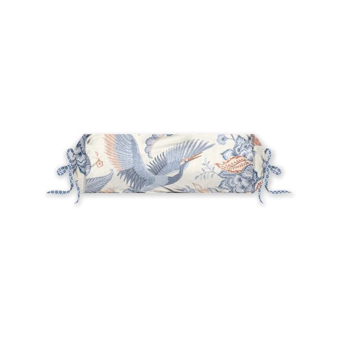 Pip Studio 22cm x 70 cm Blue Royal Birds Blue Roll Cushion 22cm x 70cm