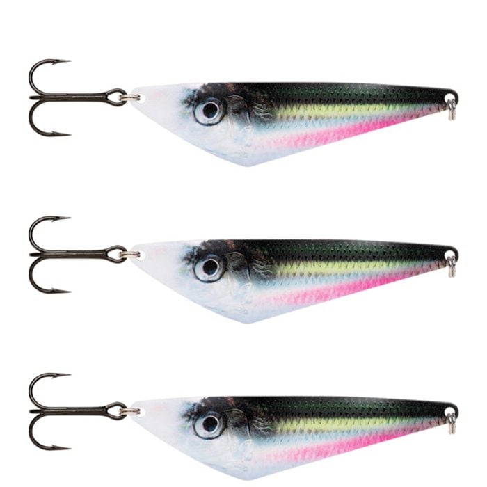 3x Rapala 8.5cm Harmaja Metal Spoon Fishing Lures - Live Herring