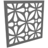 ProtectorAl 300-940 x 300-940mm Light Charcoal Morrocco Framed Composite Decorative Panel