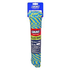 GRUNT 6mm x 40m Telco Rope