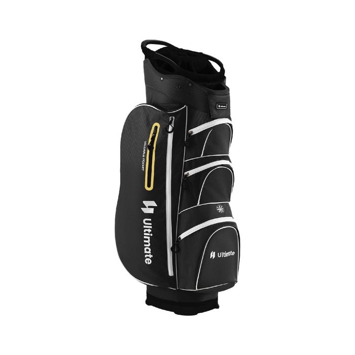 Costway Portable Golf Club Bag W/15-way Full Length Dividers Black