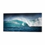 Surfing Panorama | 80 x 40cm Stretched Canvas Print