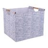 Flexi Storage Clever Cube Crosshatch Blue Premium Flocking Insert